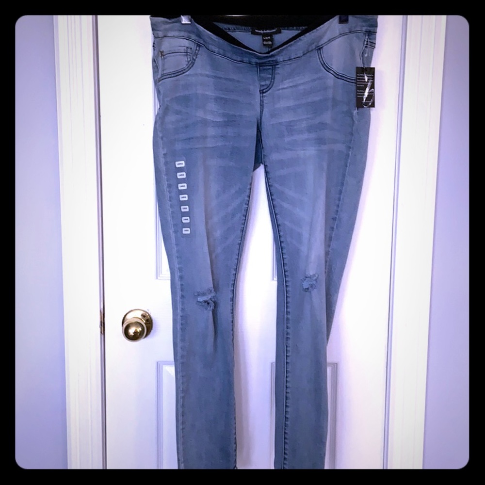 NWT Maternity Stretch jeans Wendy Bellissimo L